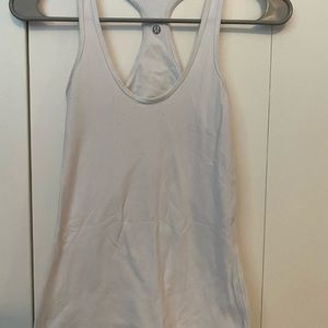 Lululemon White Tank Top (racer back)